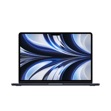 Laptop Apple Macbook Air (MC7X4SA/A) (Apple M2/8C CPU/8C GPU/16GB RAM/256GB SSD/13.6/Mac OS/Midnight) (2024)
