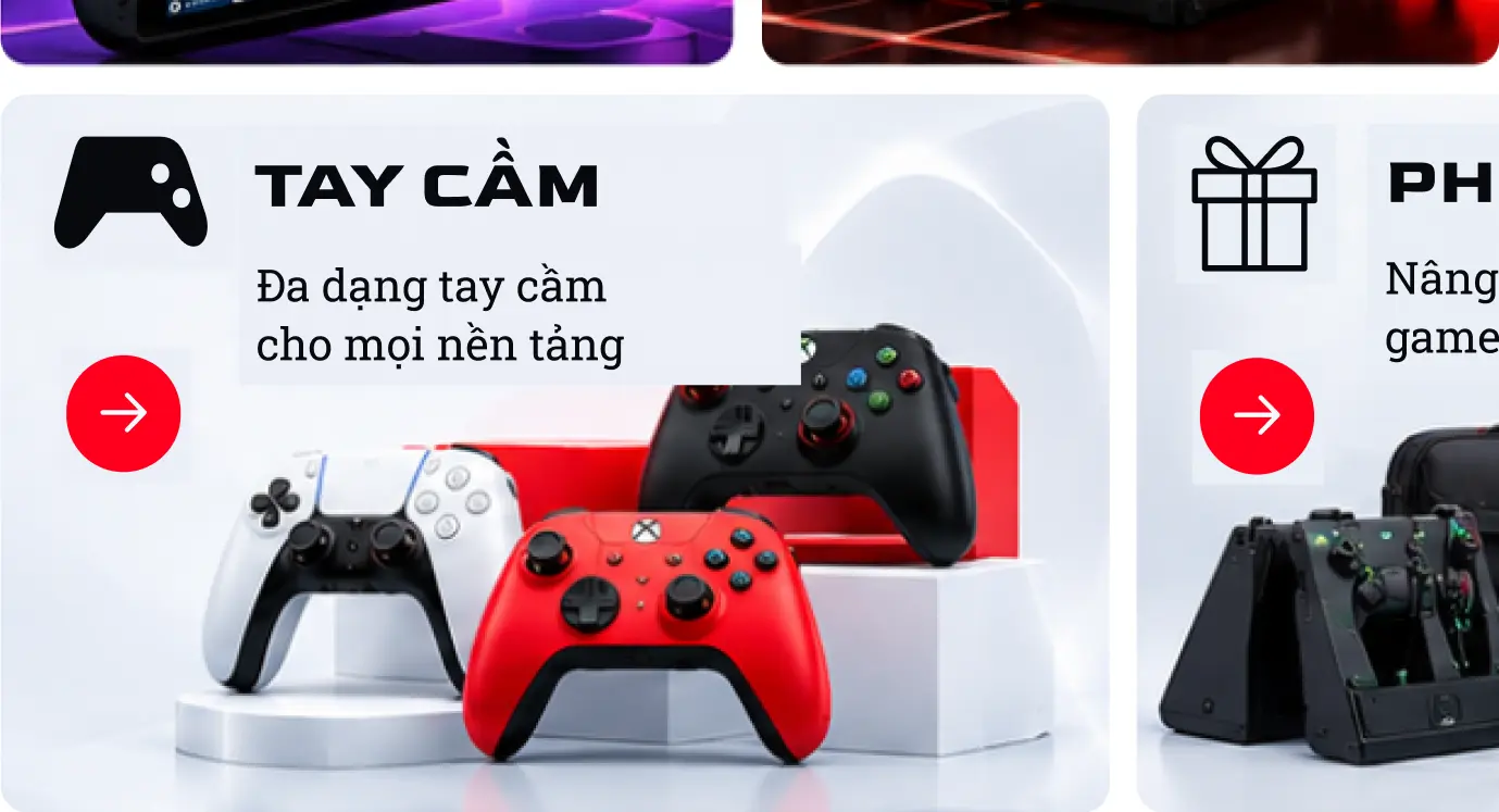 Tay Cầm - Đa dạng tay cầm cho mọi nền tảng
