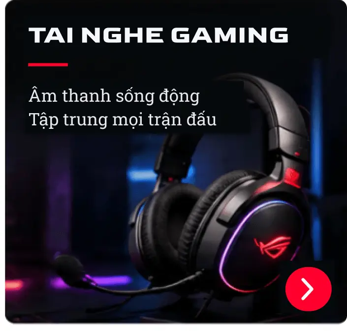 TAI NGHE GAMING - Âm thanh sống động, Tập trung mọi trận đấu