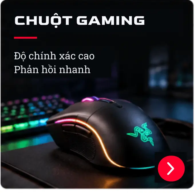 CHUỘT GAMING - Độ chính xác cao, Phản hồi nhanh