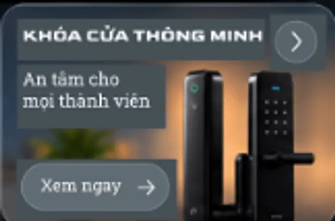 KHÓA CỬA THÔNG MINH - An tâm cho mọi thành viên