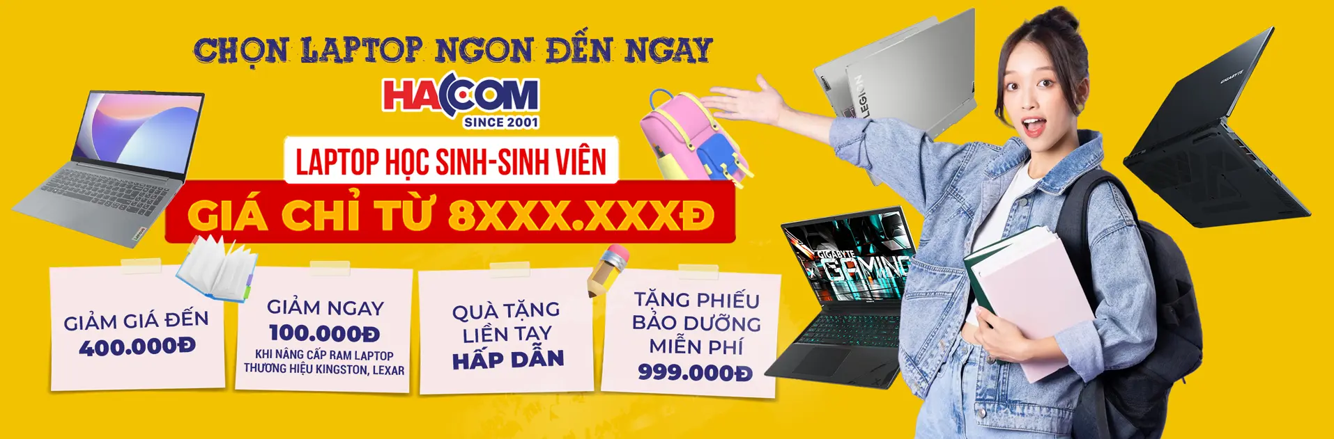 laptop sinh viên
