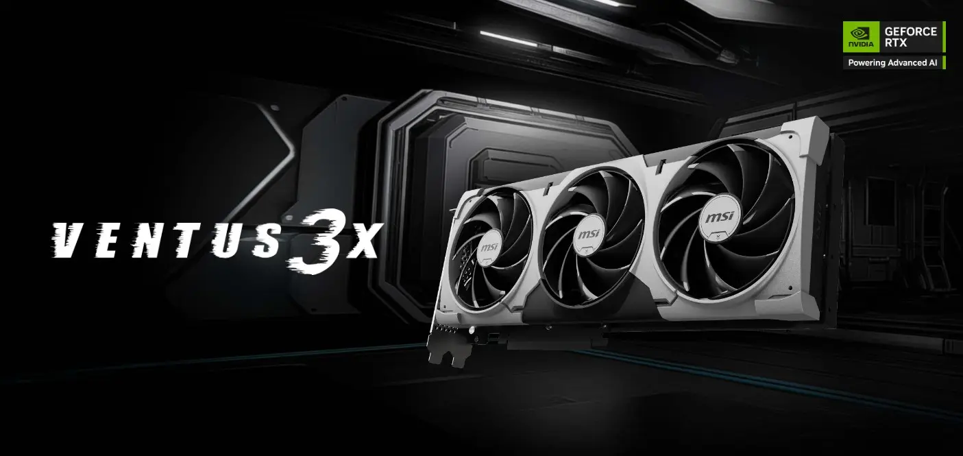 Card màn hình MSI RTX 5060 Ti 8G VENTUS 3X OC