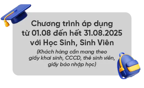 Điều kiện áp dụng chương trình khuyến mại Back to School 2025
